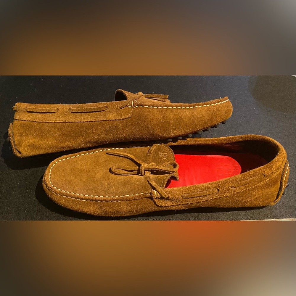 Carolina Herrera suede slip on loafers 9.5 US 42.5 EU